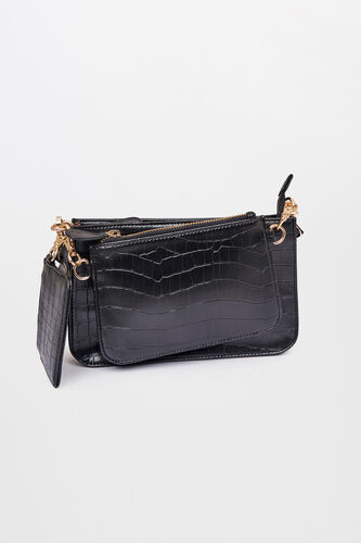 Black Sling Bag, , image 5